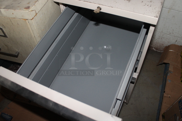 Metal 2 Drawer Filing Cabinet. BUYER MUST REMOVE.
 - Image 3 of 4