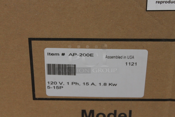 BRAND NEW IN BOX! Cecilware Grindmaster AP-200E Stainless Steel Commercial Coffee Machine w/ Hot Water Dispenser. Stock Picture Used as Galley. 120 Volts, 1 Phase. - Image 3 of 6