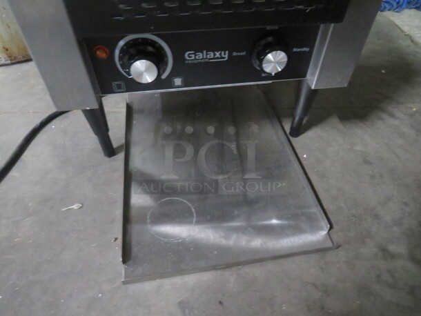 One Stainless Galaxy Conveyor Toaster. Model# 177GCT10. 120 Volt. 1750 Watt. 14.5X22X16.5. LOOKS NEW! - Image 4 of 5