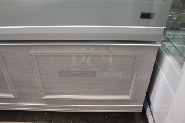 2019 IFI SAM80-PVAD-2125-AB Stainless Steel Commercial Floor Style Freezer Display Case Merchandiser. Picture of Unit Before Removal Is Used As Gallery Picture; See Subsequent Pictures For The Portion of the Display Case That This Lot Is. 208-220 Volts, 1 Phase. - Image 7 of 8