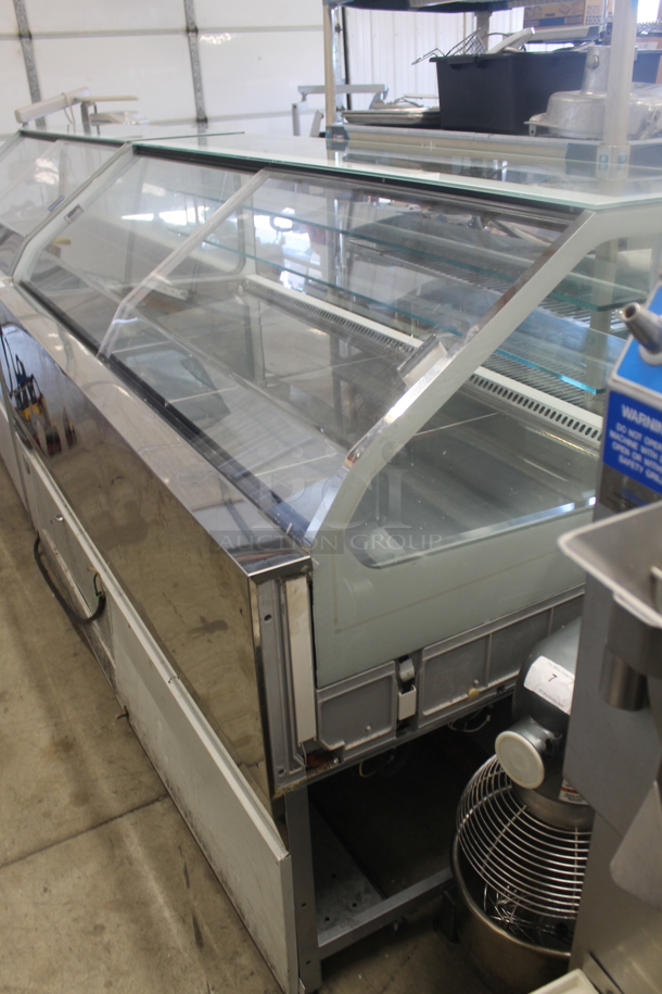 2019 IFI SAM80-PVAD-2125-AB Stainless Steel Commercial Floor Style Freezer Display Case Merchandiser. Picture of Unit Before Removal Is Used As Gallery Picture; See Subsequent Pictures For The Portion of the Display Case That This Lot Is. 208-220 Volts, 1 Phase. - Image 2 of 8