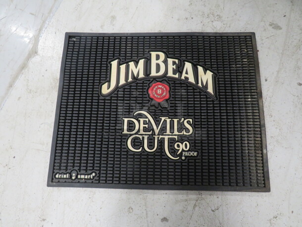 One 14X11 Jim Beam Bar Mat. - Image 1 of 1