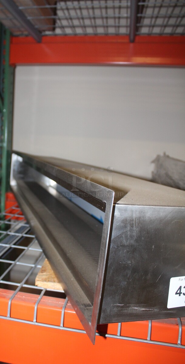 NEW! Commercial Stainless Steel Drain Trough  53x8.5x10