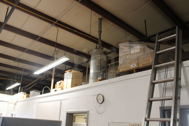 ALL ONE MONEY! Lot of Various Items Including Pallet of Boxes, Box of Fluorescent Lights. BUYER MUST REMOVE. - Image 1 of 4