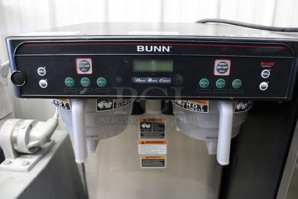 2016 Bunn Model ITCB TWIN HV Stainless Steel Commercial Countertop Dual Coffee Machine w/ 2 Poly Brew Baskets. 120/240 Volts, 1 Phase. 20x23x34.5 - Image 2 of 7