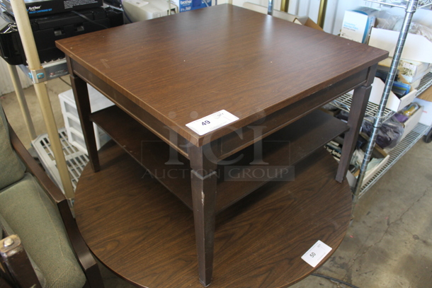 Wooden Coffee Table w/ Under Shelf. - Image 2 of 4