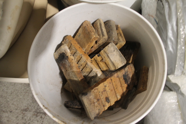 ALL ONE MONEY! Lot of 2 Buckets of Cooking Stones. - Image 2 of 3