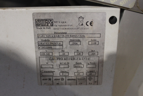 BRAND NEW SCRATCH AND DENT! Sifa Gravel 200202L0 Metal Commercial Deli Display Case Merchandiser. 220-240 Volts, 1 Phase.  - Image 7 of 8