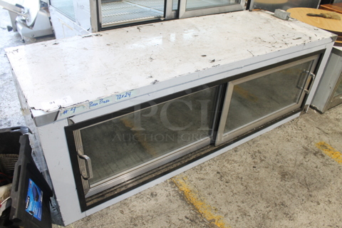 BRAND NEW SCRATCH AND DENT! Stainless Steel Commercial 2 Door Refrigerated Cooler Merchandiser. Does Not Come w/ Remote Compressor. Cannot Test - Unit Was Previously Hardwired