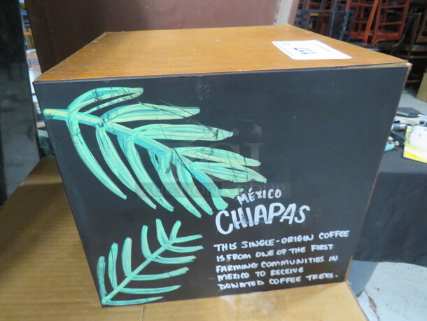 One Wooden Box. 11X11X10 - Image 1 of 1