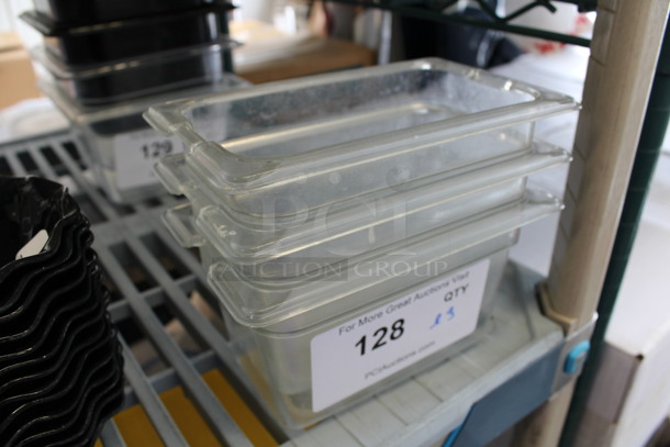 ALL ONE MONEY! Lot of 3 Clear Poly 1/9 Size Drop In Bins! 1/9x4 - Image 2 of 3