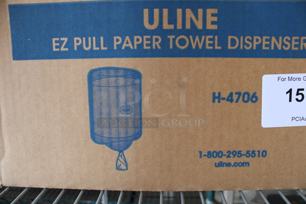 2 BRAND NEW IN BOX! Uline EZ Pull Paper Towel Dispensers. 2 Times Your Bid! - Image 3 of 3