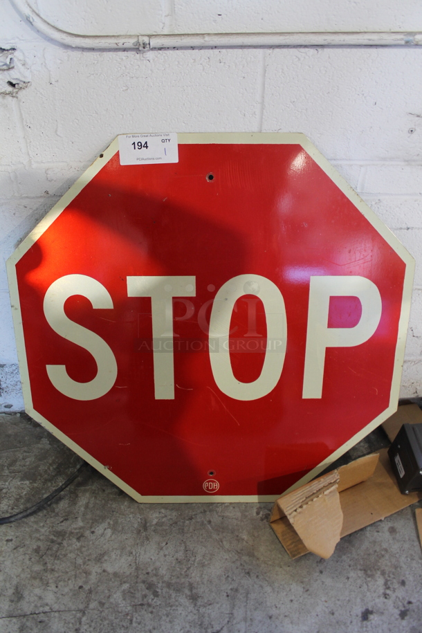 Metal Stop Sign. - Image 1 of 3