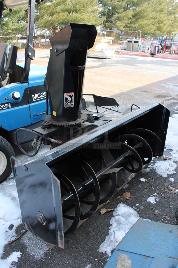 New Holland Black Metal Commercial Snow Thrower. Goes GREAT w/ Item 160! 61x44x58