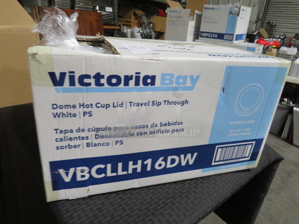 One Case Of Dome Cup Lids. - Image 1 of 1