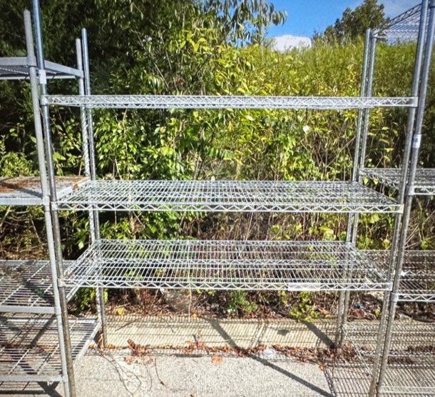 One Metro Shelf With 3 Shelves. 60X24X75 - Image 1 of 1