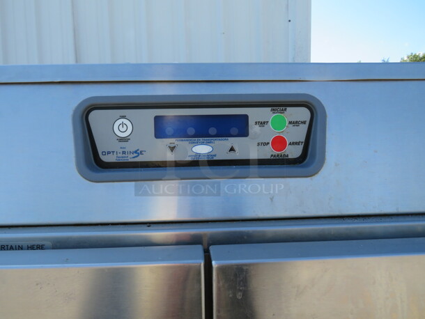 One WORKING Hobart Conveyor High Temp Dishwasher. Model# CL44ENER. 208 Volt 3 Phase. 58X31.5X80. $39,190.69.  - Image 3 of 4