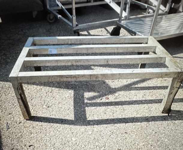 One Aluminum Dunnage Rack. 36X20X12