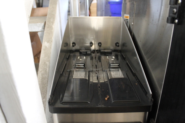 2014 Bunn MHG Stainless Steel Commercial Countertop 2 Hopper Coffee Bean Grinder. 120 Volts, 1 Phase. Tested and Working! - Image 4 of 5