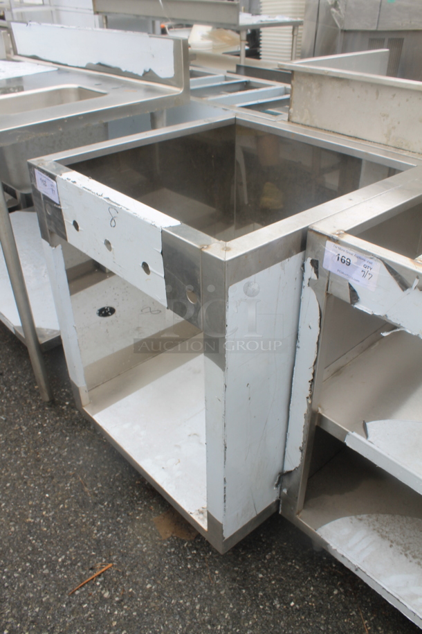 Stainless Steel Commercial Table Frame w/ Under Shelf. - Image 3 of 3