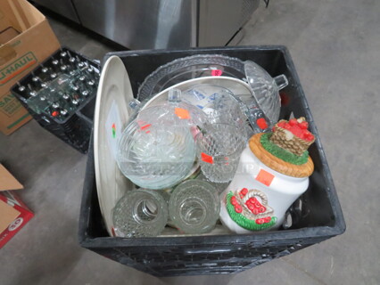 One Lot Of Assorted Dishes.