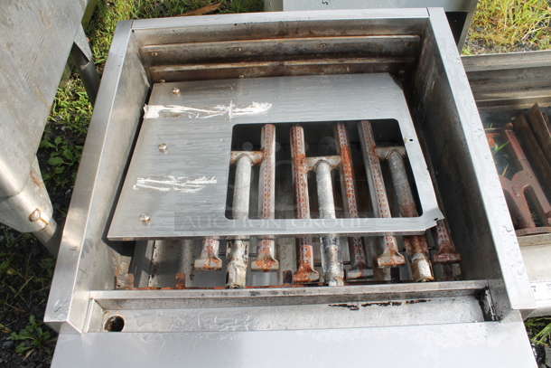 Stainless Steel Commercial Countertop Natural Gas Powered Charbroiler. Missing Grates. - Image 2 of 4
