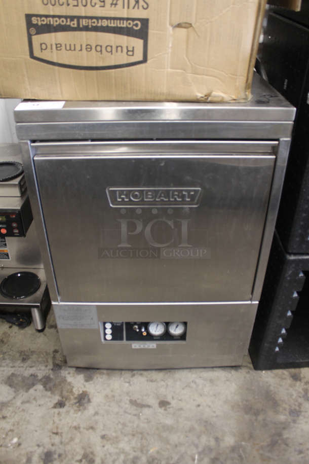 Hobart SR24C Stainless Steel Commercial Undercounter Dishwasher. 120 volts, 1 Phase.  - Image 1 of 7