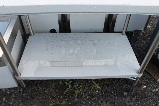 BRAND NEW SCRATCH AND DENT! Stainless Steel Commercial Table w/ Under Shelf. - Image 2 of 2