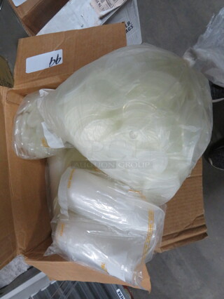 Mega Lot Of Ellipso 4oz Oval Portion Cups And Lids. #E504.