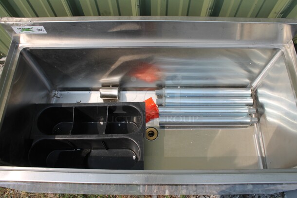 BRAND NEW SCRATCH AND DENT! Regency 600IB1836 Commercial Stainless Steel Underbar Ice Bin.  - Image 2 of 6