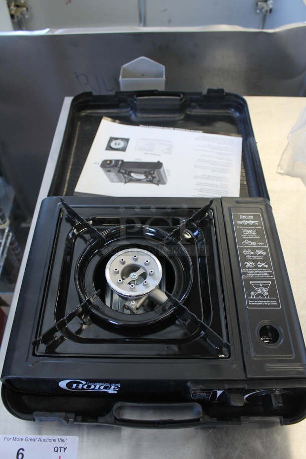 BRAND NEW SCRATCH AND DENT! Choice BDZ153 Butane Countertop Range/Portable Stove With Single Aluminum Burner. Tested And Working! - Image 6 of 8