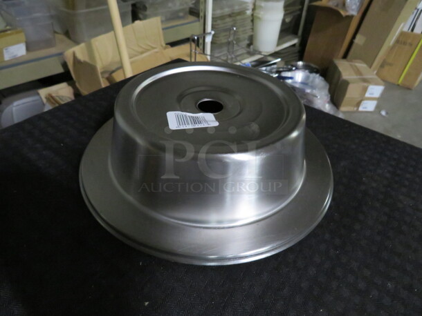 One NEW Vollrath Stainless Steel 9 Inch  Plate Cover. #62342 - Image 1 of 1