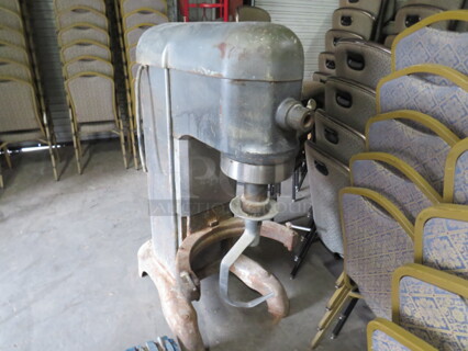 One Hobart 60 Quart Mixer With Hook. 220 Volt. 3 Phase. 