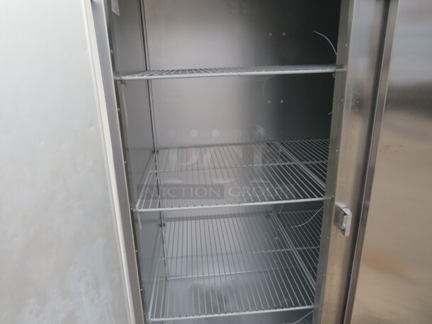 One Stainless Steel Traulsen 3 Door Refrigerator On Casters. 115 Volt. Model# G30011. 77X35X83.5. $9175.68 - Image 3 of 3