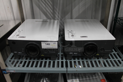 2 Panasonic PT-D3500U DLP Projectors. 120 Volts, 1 Phase. 2 Times Your Bid!