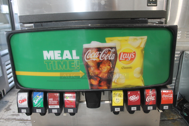 Manitowoc QY0284A Stainless Steel Commercial Ice Machine Head on SerVend MD200 Stainless Steel Commercial 8 Flavor Carbonated Beverage Machine. 115 Volts, 1 Phase - Image 4 of 8