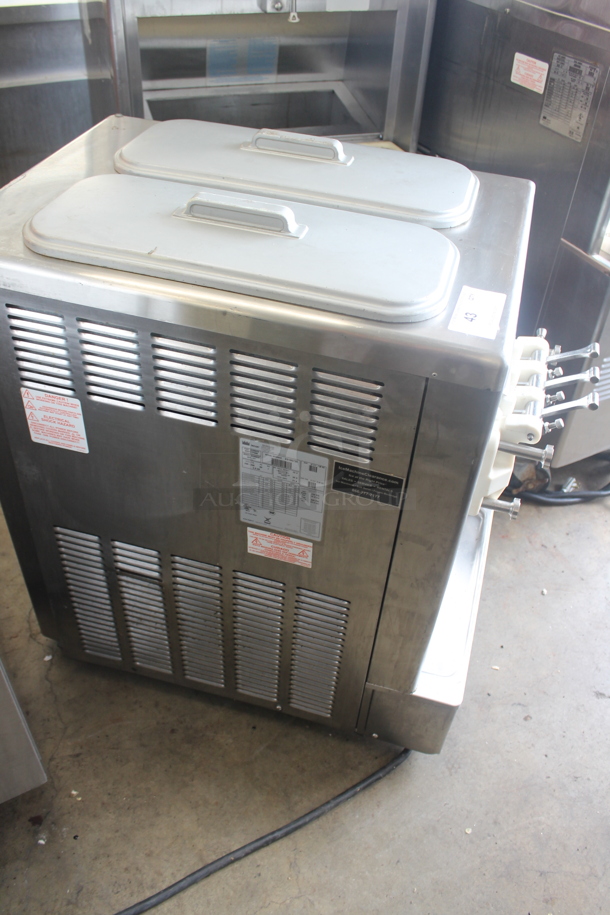 Taylor 337-27 Commercial Stainless Steel Countertop Air Cooled 2 Flavor w/ Twist Soft Serve Ice Cream Machine. 208-230 Volts, 1 Phase. - Image 6 of 7