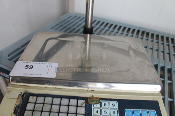 CAS AP-1 Metal Countertop 30 Pound Capacity Food Portioning Scale. 120 Volts, 1 Phase. Tested and Working! - Image 4 of 8