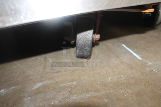 Continental SW72 Stainless Steel Commercial 3 Door Undercounter Cooler on Commercial Casters. 115 Volts, 1 Phase. Tested and Powers On But Does Not Get Cold - Image 7 of 8