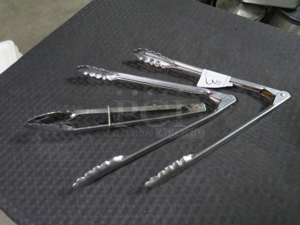 12 Inch Stainless Steel Tong. 3XBID - Image 1 of 1
