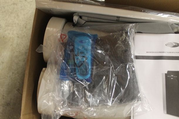 BRAND NEW SCRATCH AND DENT! Whynter ARC-14SH 14,000 BTU Dual Hose Portable Air Conditioner and Portable Heater with Dehumidifier and Fan for Rooms Up to 500 Square Feet Complete with Factory Accessories. 115V. Tested And Working!  - Image 6 of 7