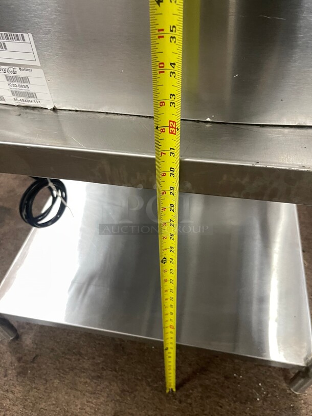 Clean! Commercial Stainless Steel Table With Stainless Steel Shelf NSF Goes Well With Item 34! - Image 7 of 7