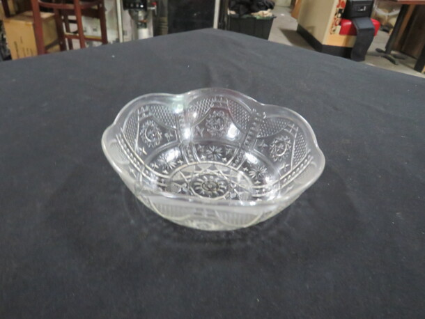 One Lot Of App 85 Clear Poly Bowls.