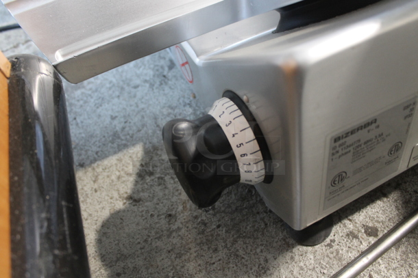 2016 Bizerba GSP H Stainless Steel Commercial Countertop Meat Slicer. 120 Volts, 1 Phase. Tested and Working! - Image 5 of 7