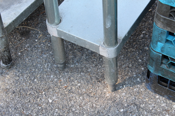 Regency 600TB3012G Stainless Steel Commercial Table w/ Back Splash and Under Shelf. - Image 3 of 3