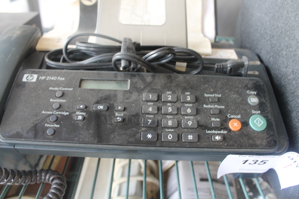 HP 2140 Fax Machine. - Image 3 of 5