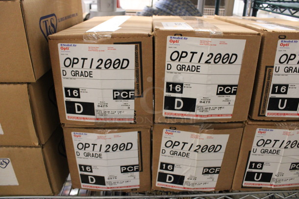 4 Boxes of Sealed Air OPTI200D D Grade Shrink Film. 4 Times Your Bid!