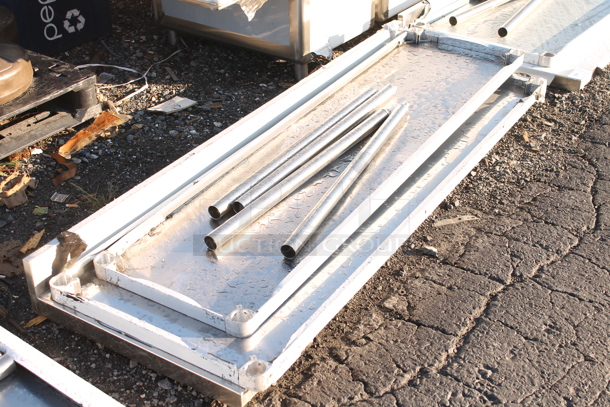 BRAND NEW SCRATCH AND DENT! Stainless Steel Tabletop, Under Shelf and 4 Legs - Image 2 of 2