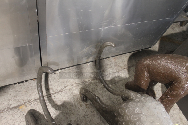 2 AWESOME! Bronze Painted Jaguar Statues. 2 Times Your Bid! - Image 5 of 5