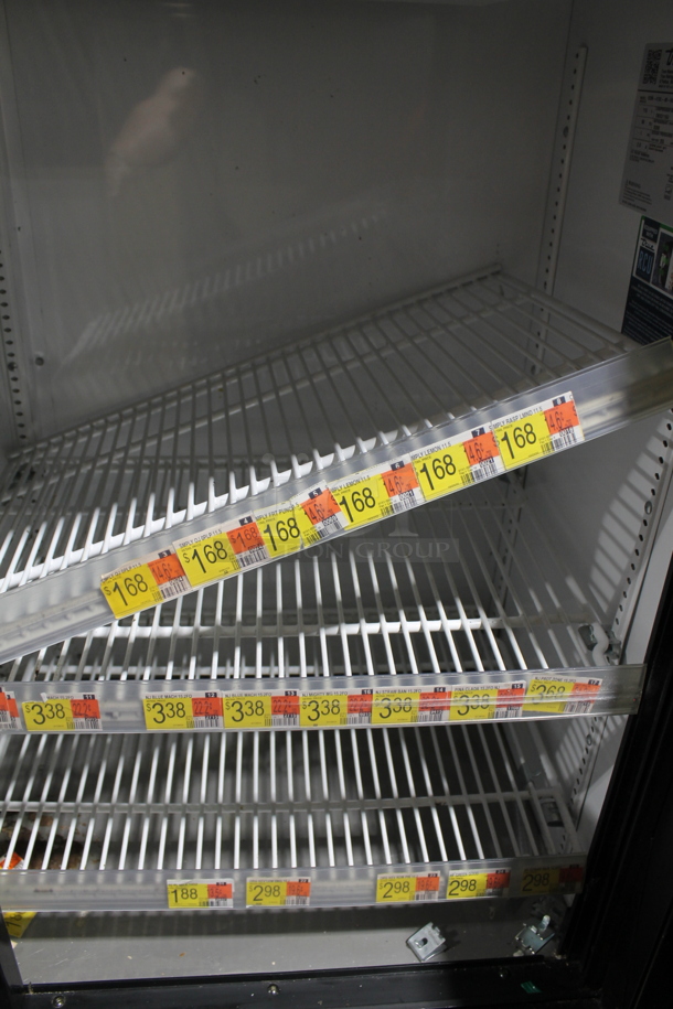 2019 True GDM-41SL-48-HC-LD Metal Commercial 2 Door Reach In Cooler Merchandiser w/ Poly Coated Racks. 115 Volts, 1 Phase. Tested and Powers On But Does Not Get Cold - Image 2 of 4